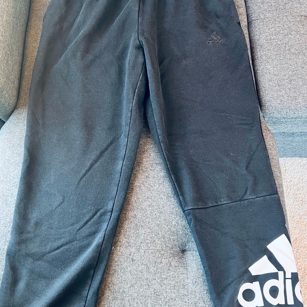 Adidas Men’s Large Jogger Sweatpants - Black